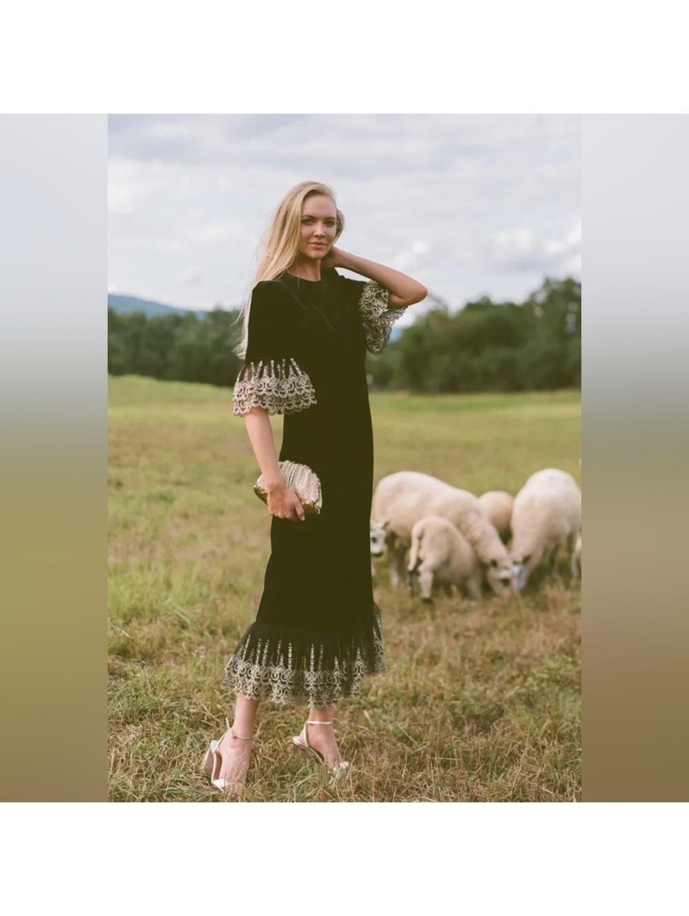 Tuckernuck Pomander Place Black Lillith Dress - Picture 4 of 13